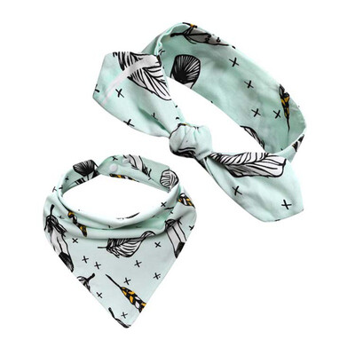 

Cotton Baby Bibs Burp Cloth Set Bow Hair Stuff Cartoon Triangle Baby Bibs Burp Cloth Reusable Baby Toddler Bib Apron