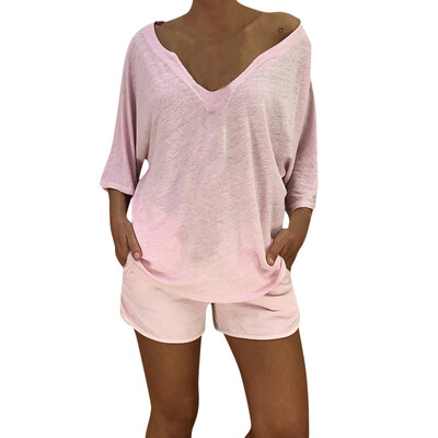 

Toponeto Women V Neck Caftan Boho Beach Cover Plus Size Ladies Vintage Hippie Baggy Dress