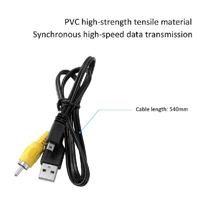 

2 in 1 Sports DV Mini Camera USB Data Line Sport Cam Leads AV Cable