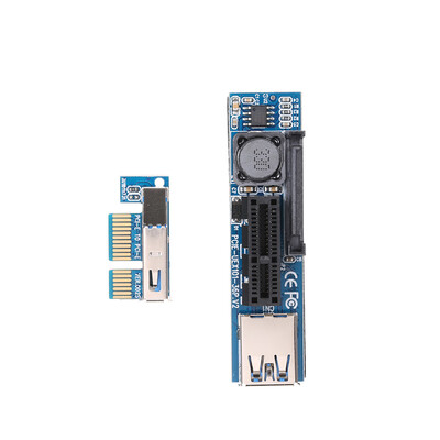

Mini PCI-E 1X Extension Cable Powered Riser Adapter