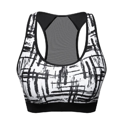 

Women Fitness Yoga Sports Bra Breathable Running Gym Athletic Vest Top