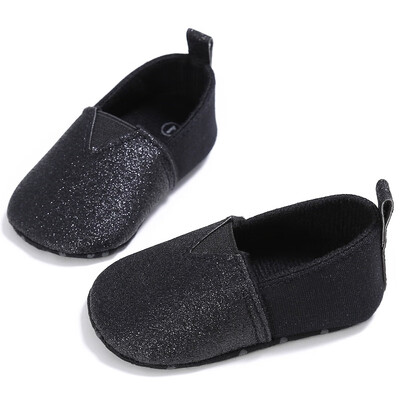 

Baby Girls Spring Sequin Patchwork Infant Fashion Shallow Toddler Kids Anti-skid Casual First Walkers Shoes