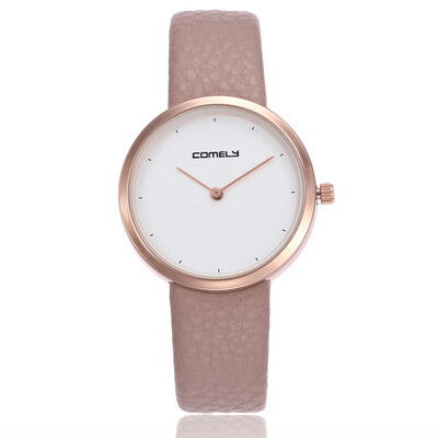

Simple Japanese movement ladies watch leather quartz watch