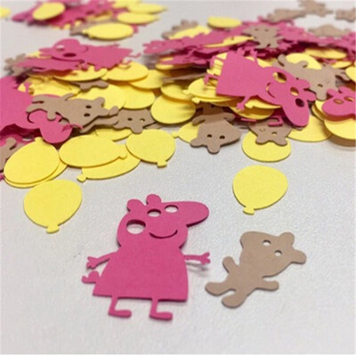 

FUNNYBUNNY 100pcs Birthday party theme decoration confetti party decoration props