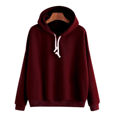 

SUNSIOM Men Women Casual Hip-hop Solid Hooded Top Jumper Hoodie Sweater Basic Sweatshirt