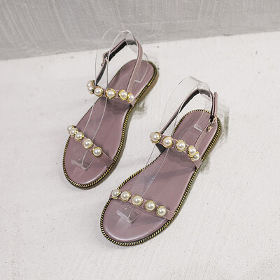 

Sandals womens flat shoes 2019 summer new fairy wind ins tide students Joker net red with gladiator sandals