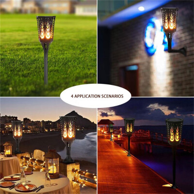 

〖Follure〗Flickering Solar Lights Wall Light Built-in Night Sensor 96 LED