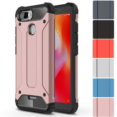 

Hybrid Bumper Case Xiaomi Redmi 6 Soft TPU Phone Cover Xiomi Redmi 6 Redmi6 Military Grade Shockproof Case Covers Redmi 6