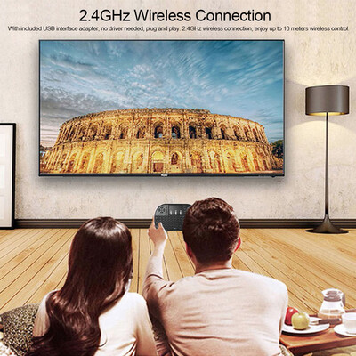 

24GHz Wireless Keyboard with Touchpad Mouse Handheld Remote Control for Android TV BOX PC Smart TV Black