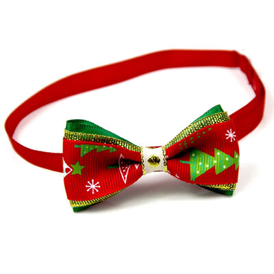 

Christmas Series Pet Supplies Handmade Ribbon Dog Bow Ties Cat Neck Tie