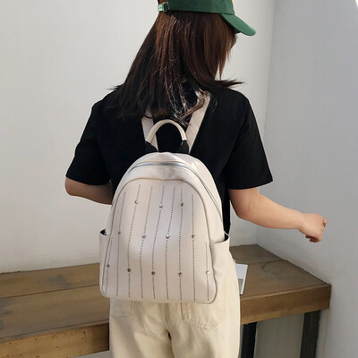 

Tailored New Designer Fashion Women Backpack Stars Soft Multi-Function Small Backpack
