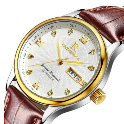 

Lovers watches men Luxury Brand waterproof Genuine Leather Wristwatch Male Military Clock Man Quartz watch orologio