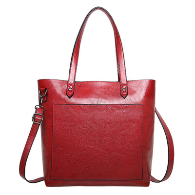 

Tailored Fashion Women Pure Color Leather Wild Bag Crossbody Messenger Shouldr Bags