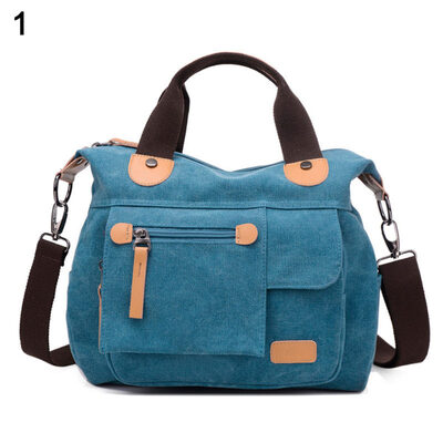 

Leisure Canvas Large Capacity Women Handbag Adjustable Messenger Shoulder Bag