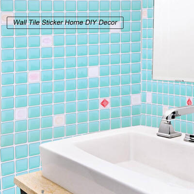 

Greensen Decorative StickerSelf-Adhesive Waterproof Wall Tile Sticker Home Bathroom Kitchen DIY Decoration Tile Sticker