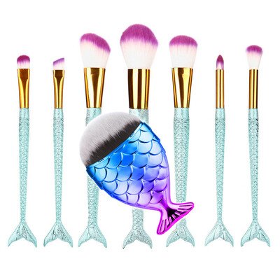 

〖Follure〗8PCS Make Up Foundation Eyebrow Eyeliner Blush Cosmetic Concealer Brushes