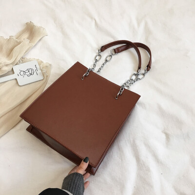 

Ins personality large-capacity Tote bag women 2019 new Korean version of high-grade simple shoulder handbag womens bag