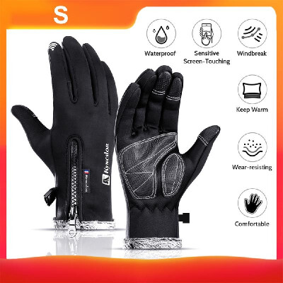 

Kyncilor Winter Warm-Keeping Gloves Anti-Skidding Water-Resistant Screen-Touching Gloves Polar Fleece Outdoor Cycling Sports Glove