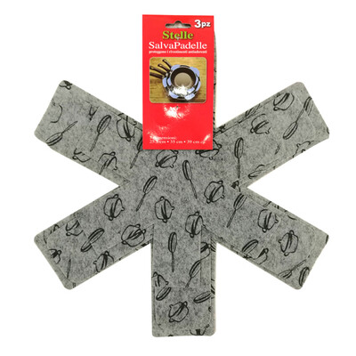 

Prevent Pads Gray Pot Protect Scratching Divider Cookware Surfaces Separate