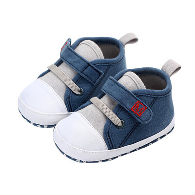 

Baby Boy Shoes Cotton Solidborn First Walkers Soft Soled Non-slip Footwear Baby Shoes For Boys