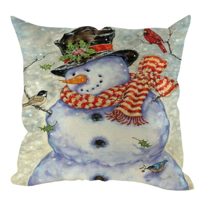 

〖Follure〗Christmas Pillow Cover Pillowcases Decorative Sofa Cushion Cover Home Decoration