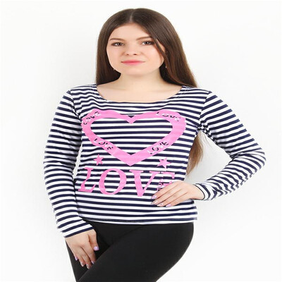 

2018 autumn jacket new classic anchor printing long-sleeved t-shirt female original single womens clothing