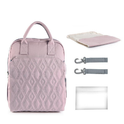 

Diaper Bag Backpack Large Capacity Multi-function Waterproof Polyester Baby Clothes Diaper Nappy Milk Powder Bottle Travelling Sto