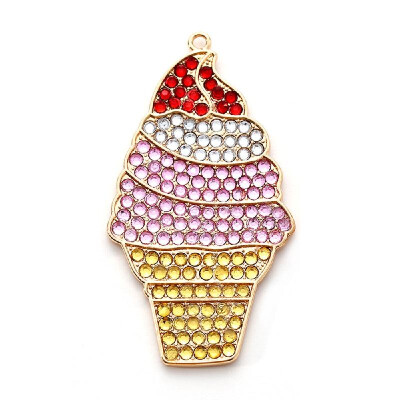 

Diverse Shape Necklace Magnetics Refrigerator Sticker Bag-Hanging or Keys Chains Three-in-One Multifunction Diamond Decoration DIY