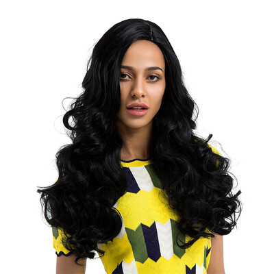 

〖Follure〗Women Fashion Ladies Long Black Natural Curls Hair Wigs Full Wig