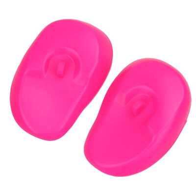 

〖Follure〗2PCS Blue Clear Silicone Ear Cover Hair Dye Shield Protect Salon Color