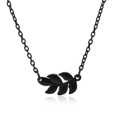 

Women Casual Leaf Shape Link Clavicle Chain Pendant Necklaces Fashion Jewelry