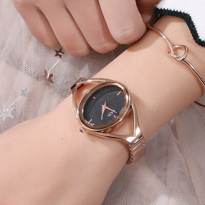 

Mi Ke watch ultra-thin steel belt business wrist waterproof quartz mens watch student trend non-mechanical