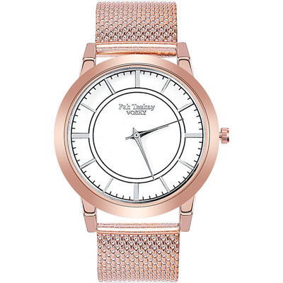 

Retro Watch Womens Fashion Female Mesh Band Stainless Steel Analog Quartz Luxury Wristwatch Rose Gold Watches 2019 Silver Clock