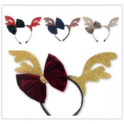 

Cute Baby Girl Toddler Kid Hat Christmas Glitter Hair Band Accessorie Headwear