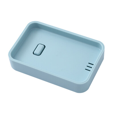 

〖Follure〗Soap Holder Dish Storage Drain Box Double Layer Container Durable For Bathroom