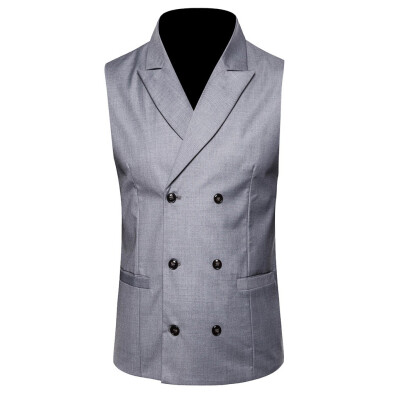 

Toponeto Mens Fashion Business Casual Wedding Waistcoat Tops Vest Jacket Top Coat