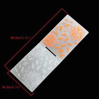 

DIY Plastic Embossing Folder Peony Flower Po Album Card Paper Cutting Dies Craft Decoration