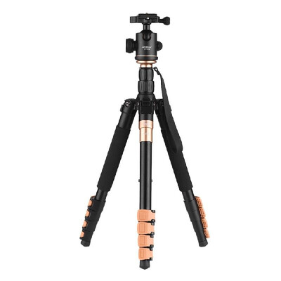 

Andoer TP570 Professional Aluminum Alloy Tripod Monopod with Panoramic Ball Head Portable Travel Folding Tripod Max Working Heigh