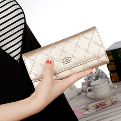 

Women Ladies Clutch Leather Wallet Long Card Holder Phone Bag Case Purse Handbag