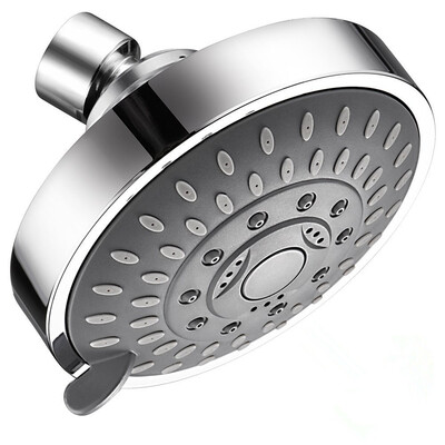 

Siaonvr Shower Head High Pressure 4 Inch 5-setting Adjustable Shower Head Top Spray