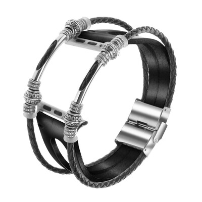 

〖Follure〗Replacement Leather Wristband Band Strap Bracelet For iWatch Series 5 40mm