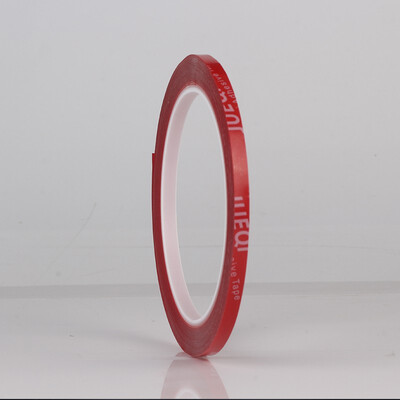 

JQ710k red film transparent double-sided tape 1mm thick 5m