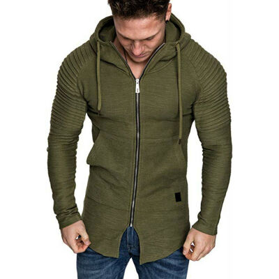 

Mens Hoodies Muscle Bodybuilding Gym Jacket Sweatshirts Fitness Sweatshirt Coat