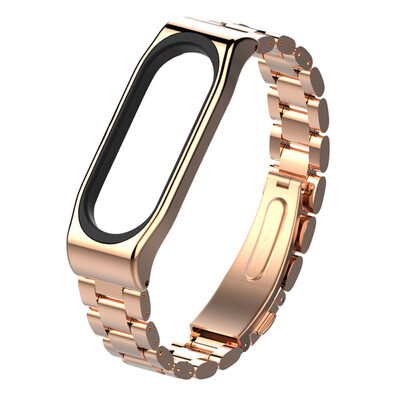 

〖Follure〗Luxury Stainless Steel Watchband Replacement Bracelet Strap For Xiao Mi Band 3