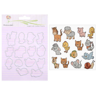 

Animals Metal Cutting Dies Stencil Scrapbooking Stamp Embossing Paper Cards