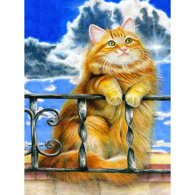 

5D DIY Diamond Painting Full Square Animal Cat Embroidery Sale Picture Rhinestone Diamond Mosaic Home Decor Drop Ship