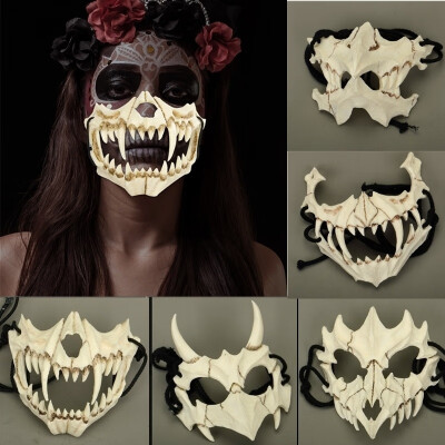 

2019 New Cosplay Resin Mask The Japanese Dragon God Mask Eco-friendly Animal Theme Party Animal Halloween Skull Mask