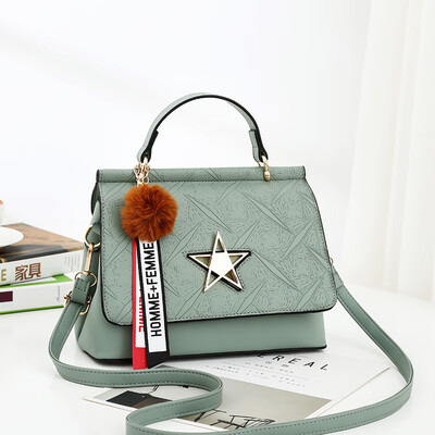 

2019 spring new single shoulder diagonal small bag Korean PU leather fashion handbags Messenger small square bag