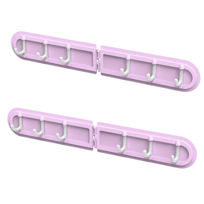 

Toponeto Corner Hanger Creative Corner Hook Folding 6 Row Hooks Kitchen Bathroom