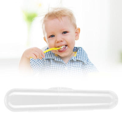 

Greensen Food Grade Plastic Storage Case Box Holder for Baby Silicone Spoon